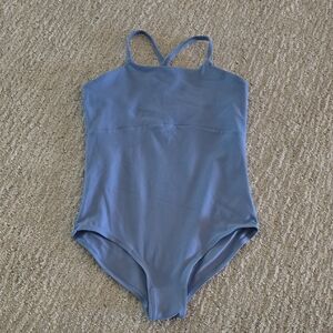 Athleta Girl Got Your Back Leotard in Blue Size Large